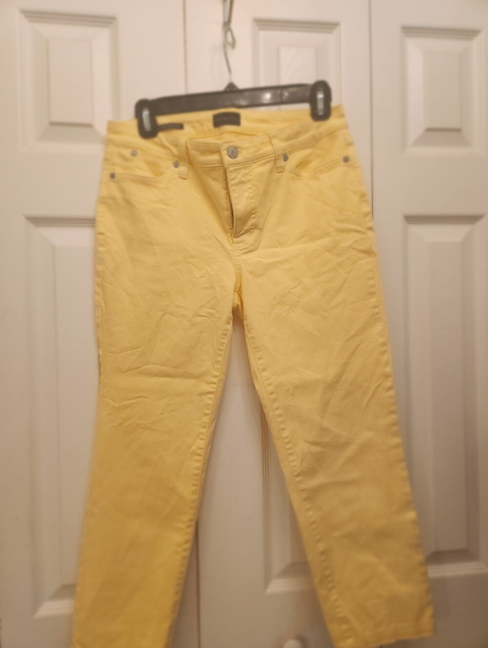Talbots Women's Yellow Slim Fit Jeans